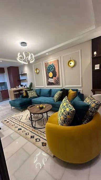 公寓 Stylish Appartement Lumineux Et Luxueux Au Coeur De Maarif Quartier Palmier Pres De Station Tramway & Bd Abdelmoumen 卡萨布兰卡