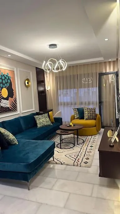 公寓 Stylish Appartement Lumineux Et Luxueux Au Coeur De Maarif Quartier Palmier Pres De Station Tramway & Bd Abdelmoumen 卡萨布兰卡