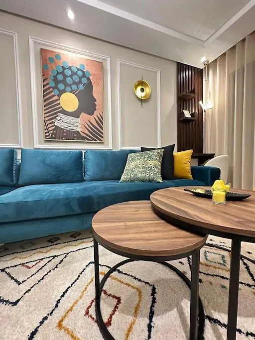 公寓 Stylish Appartement Lumineux Et Luxueux Au Coeur De Maarif Quartier Palmier Pres De Station Tramway & Bd Abdelmoumen 卡萨布兰卡