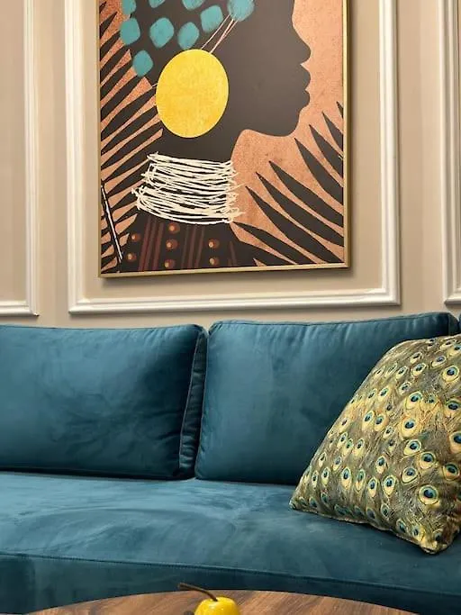 Stylish Appartement Lumineux Et Luxueux Au Coeur De Maarif Quartier Palmier Pres De Station Tramway & Bd Abdelmoumen 卡萨布兰卡 公寓