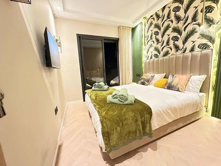 Stylish Appartement Lumineux Et Luxueux Au Coeur De Maarif Quartier Palmier Pres De Station Tramway & Bd Abdelmoumen 卡萨布兰卡 0*,